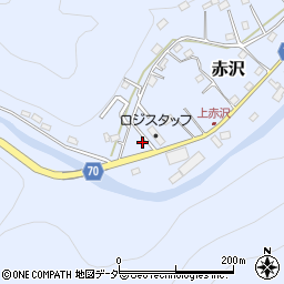 埼玉県飯能市赤沢631-7周辺の地図