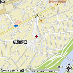 埼玉県狭山市広瀬東2丁目周辺の地図