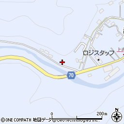 埼玉県飯能市赤沢666-1周辺の地図
