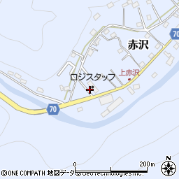 埼玉県飯能市赤沢630-8周辺の地図