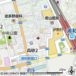 ロータスデンタルクリニック浦和周辺の地図