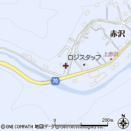 埼玉県飯能市赤沢660周辺の地図