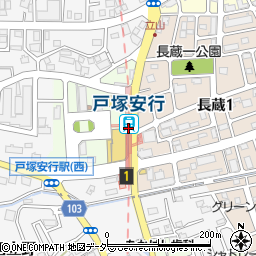 埼玉県川口市周辺の地図