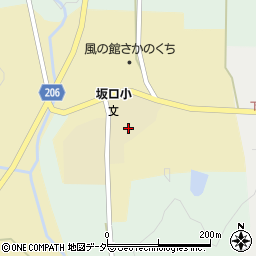 越前市立　坂口幼稚園周辺の地図