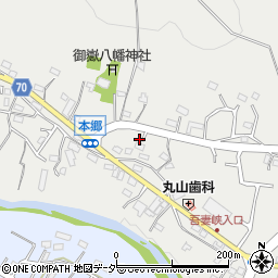 埼玉県飯能市飯能509-4周辺の地図