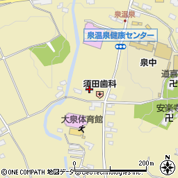 山梨県北杜市大泉町谷戸1902周辺の地図