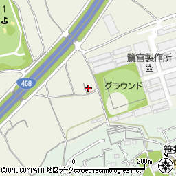 埼玉県狭山市笹井586周辺の地図