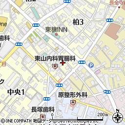 カギの２４時間救急車柏・あけぼの・旭町・若柴周辺の地図