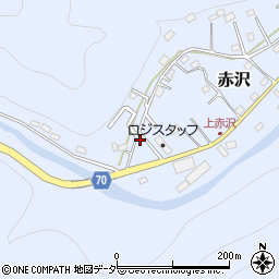 埼玉県飯能市赤沢631-5周辺の地図