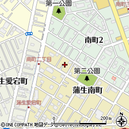 埼玉県越谷市蒲生南町2周辺の地図
