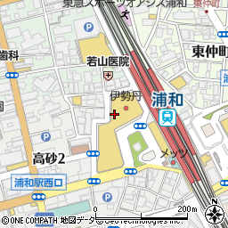 新宿つな八 浦和店周辺の地図