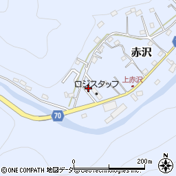 埼玉県飯能市赤沢630-6周辺の地図