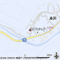 埼玉県飯能市赤沢659周辺の地図