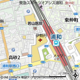 Ｔａｂｉｏ　伊勢丹浦和店周辺の地図