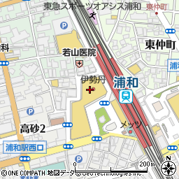 つきじ植むら 浦和店周辺の地図