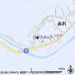 埼玉県飯能市赤沢630-5周辺の地図