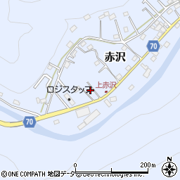 埼玉県飯能市赤沢617周辺の地図