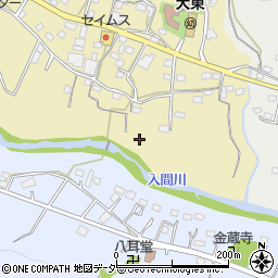 埼玉県飯能市永田78周辺の地図