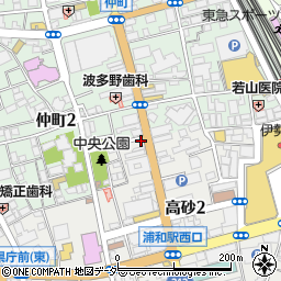 柳沢画廊周辺の地図