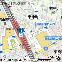 株式会社中央ビル管理　浦和営業所周辺の地図