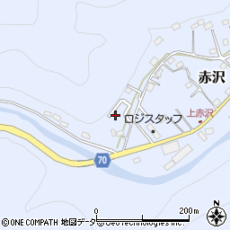埼玉県飯能市赤沢653-6周辺の地図