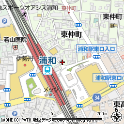 ｂａｌａｎｃｅＨＡＩＲ浦和店周辺の地図