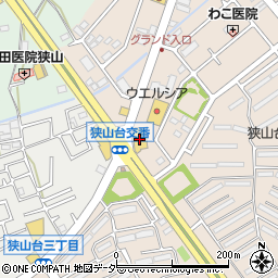 ネッツトヨタ埼玉狭山台店周辺の地図