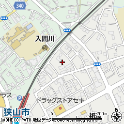埼玉県狭山市祇園35周辺の地図