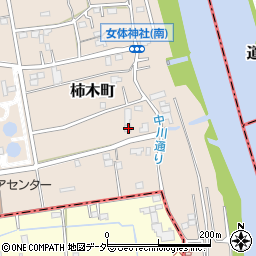 埼玉県草加市柿木町151周辺の地図