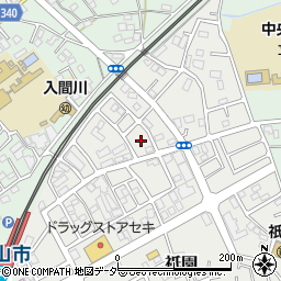埼玉県狭山市祇園38周辺の地図