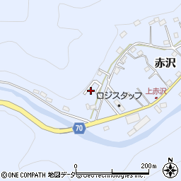 埼玉県飯能市赤沢653-7周辺の地図