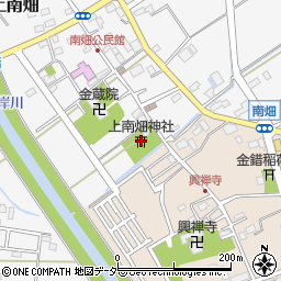 上南畑神社周辺の地図