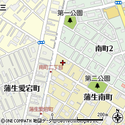 埼玉県越谷市蒲生南町1周辺の地図