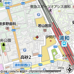 個室居酒屋 音音 浦和駅前店周辺の地図