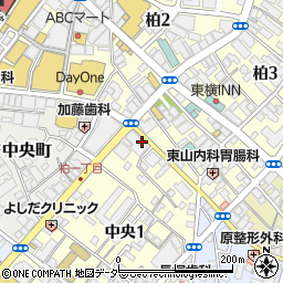 千葉銀行　柏支店柏ローンプラザ周辺の地図