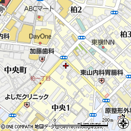 千葉銀行柏支店 ＡＴＭ周辺の地図