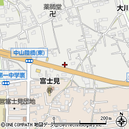 埼玉県飯能市青木周辺の地図