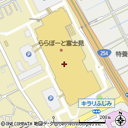 トラジ食堂 ららぽーと富士見店周辺の地図