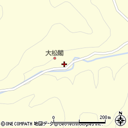 名栗温泉周辺の地図