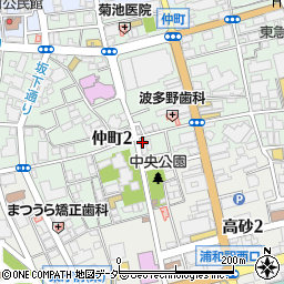 二代目 串長 浦和店周辺の地図