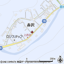 埼玉県飯能市赤沢559-1周辺の地図