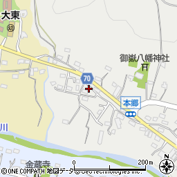 埼玉県飯能市飯能736-1周辺の地図