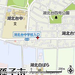 湖北台中学校周辺の地図