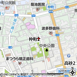 セブンイレブン浦和裏門通り店周辺の地図
