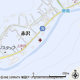 埼玉県飯能市赤沢549-1周辺の地図