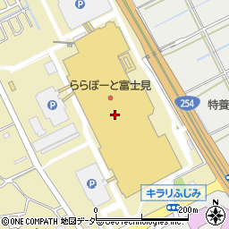 サンマルクカフェ ららぽーと富士見店周辺の地図