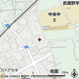 埼玉県狭山市祇園47周辺の地図