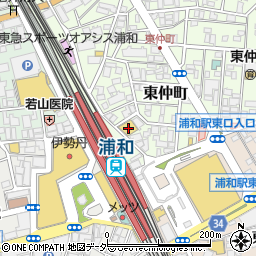 埼玉県さいたま市浦和区東仲町11-5周辺の地図