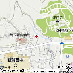 埼玉県飯能市飯能周辺の地図