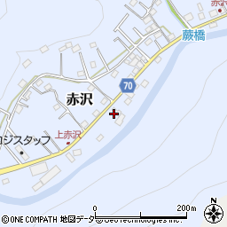 埼玉県飯能市赤沢546周辺の地図